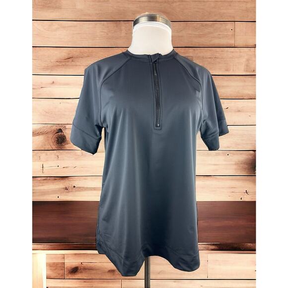 NWT Swim By Cacique Lane Bryant Rashguard Top Quarter Zip SS BLK Plus Size 18/20 - Picture 11 of 11